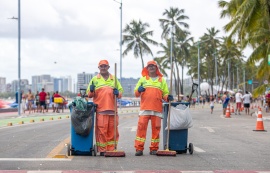 Serviços de limpeza serão reforçados durante prévias carnavalescas