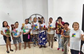 Idosas do Serviço de Convivência participam de evento na Biblioteca Graciliano Ramos