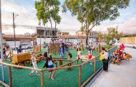 Praça Nossa Senhora de Fátima ganha nova vida no Feitosa