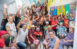 Usuários da Cidade da Pessoa Idosa se divertem em tarde de muito forró