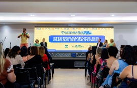 Semed conclui curso de Aperfeiçoamento em Gestão Escolar