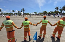 Clean Up Day 2026: Alurb realizará mutirão de limpeza na praia de Jaraguá, neste sábado (19)