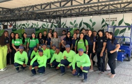 Alunos de curso profissionalizante conhecem Ecoponto Dique Estrada