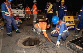 Operação Tampa Bueiro já nivelou 569 tampas de poços de visita em 139 vias de Maceió