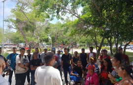 Praça é Massa: Alurb inicia aulas práticas do curso de zeladoria