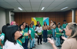 Educadores ambientais conhecem projeto de extensão de faculdade particular