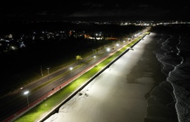 Ilumina restabelece iluminação pública em trecho da Avenida Assis Chateaubriand