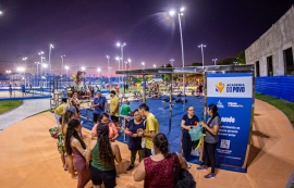 Moradores comemoram revitalização de praça no Osman Loureiro: "Esperança de dias melhores"