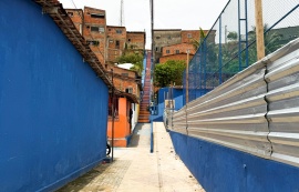 Obras de requalificação na Grota do Estrondo chegam à reta final