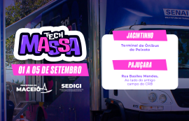 Tech Massa oferece cursos gratuitos no Jacintinho e na Pajuçara