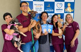 Secretaria de Bem Estar Animal participa do Arena Pet e promove adoção responsável de cães e gatos