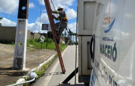 Furtos de cabos somam mais de 20 mil metros e deixam prejuízo à iluminação pública de Maceió