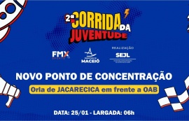 2ª Corrida da Juventude tem novo local de largada na Orla de Jacarecica