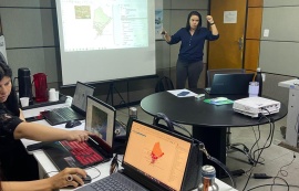 Curso capacita servidores para uso de software de geoprocessamento