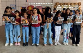 Projeto pedagógico homenageia Kara Veia e aproxima alunos da cultura alagoana