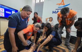 Defesa Civil de Maceió ministra curso de primeiros socorros a servidores da Semapa