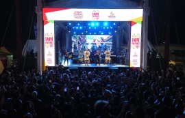 Saurê Palmares reúne multidão em noite cheia de música e dança em Maceió