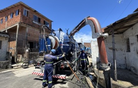 Infraestrutura retirou cerca de 130 toneladas de entulhos da rede de drenagem em fevereiro