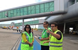 Iplam faz visita técnica ao Aeroporto Internacional Zumbi dos Palmares