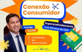 Palestra com vice-prefeito Rodrigo Cunha aborda superendividamento e 35 anos do CDC