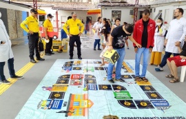 Educadores do DMTT realizam ação na Sociedade Pestalozzi