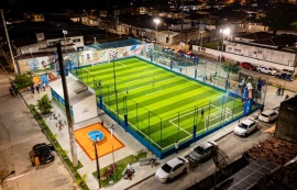 Nova Areninha da parte alta de Maceió amplia oportunidades de esporte e lazer no Antares