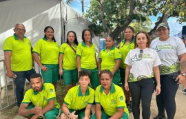 Prefeitura realiza coleta seletiva em evento de corrida na orla de Maceió