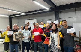 Vigilância Municipal capacita motoentregadores sobre boas práticas sanitárias