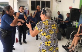 Semsc promove manhã especial para idosos de abrigo na parte alta de Maceió