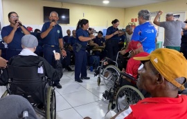 Semsc realiza nova edição da Ação do Idoso em abrigo no Centro de Maceió