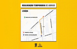 Mercado da Levada: ponto de ônibus será realocado temporariamente