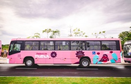 Ônibus da Mulher começa a circular nesta segunda ampliando segurança para passageiras em Maceió