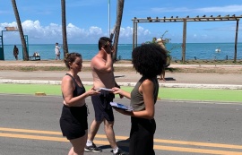 Saúde participa de ação alusiva ao movimento Abril Verde