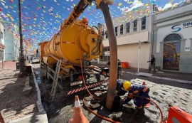 Infraestrutura reforça limpeza e desobstrução de galerias durante os festejos juninos no Jaraguá