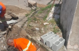 Infraeestrutura recupera trecho de galeria danificada no Clima Bom