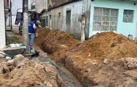 Infraestrutura inicia implantação de sistema de drenagem no Tabuleiro do Martins