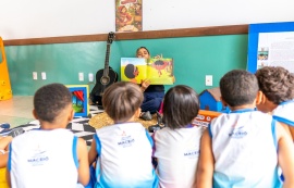 Dia da Educação Infantil é comemorado com atividades no CMEI José Orlando Cajé