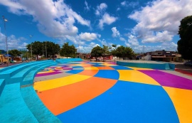 Prefeitura reforça manutenção do Parque Osman Loureiro, no Clima Bom