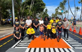 Educadores do DMTT encerram Semana Nacional de Trânsito com ação educativa na Rua Aberta