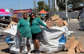 Alurb realiza coleta seletiva em evento de corrida na orla de Maceió