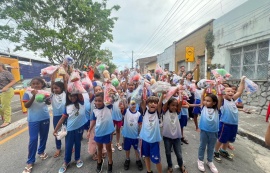 Alegria marca abertura da Semana da Criança Abrasel para alunos da rede municipal
