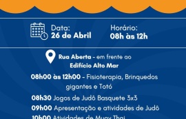 Semesp volta a realizar atividades à beira-mar neste domingo(26)