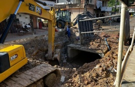 Prefeitura realiza complexa obra de drenagem na Grota do Ipanema