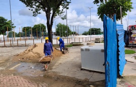 Parque da Criança, no Benedito Bentes, inicia fase de acabamento