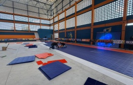 Reforma do Ginásio Tenente Madalena está em fase de conclusão