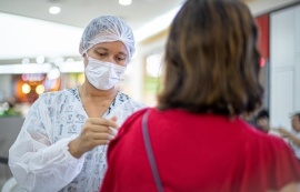 Saúde destaca importância da vacina contra influenza durante Semana Mundial de Imunização