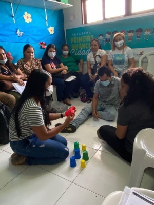 Treinamento começou  no início do mês com a equipe do Cras Área Lagunar (Foto: Cras Área Lagunar)