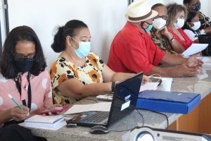 Plenária alinha primeiras demandas do Comed para 2022. Foto: Pâmela de Oliveira/Ascom Semed