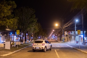 Vias são transformadas com iluminação efetiva. Foto: Itawi Albuquerque/Secom Maceió