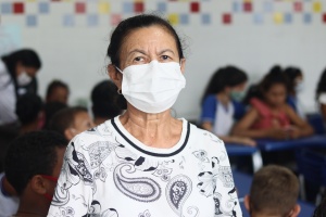 Professora Ivete está na escola há 12 anos lecionando. Foto: Pedro Farias/Ascom Semed